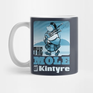 Bagpipe Playing Mole Of Kintyre Pipe Band Mug